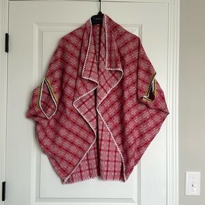 Women’s Red Handwoven Wrap